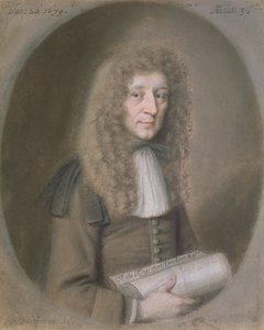 صورة لرجل ، ربما توماس داري ، 1679 (باستيل وطباشير أسود على ورق)